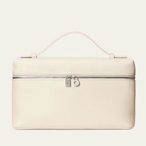 NWOT AUTHENTIC Loro Piana L19 in whisper white with antique silver